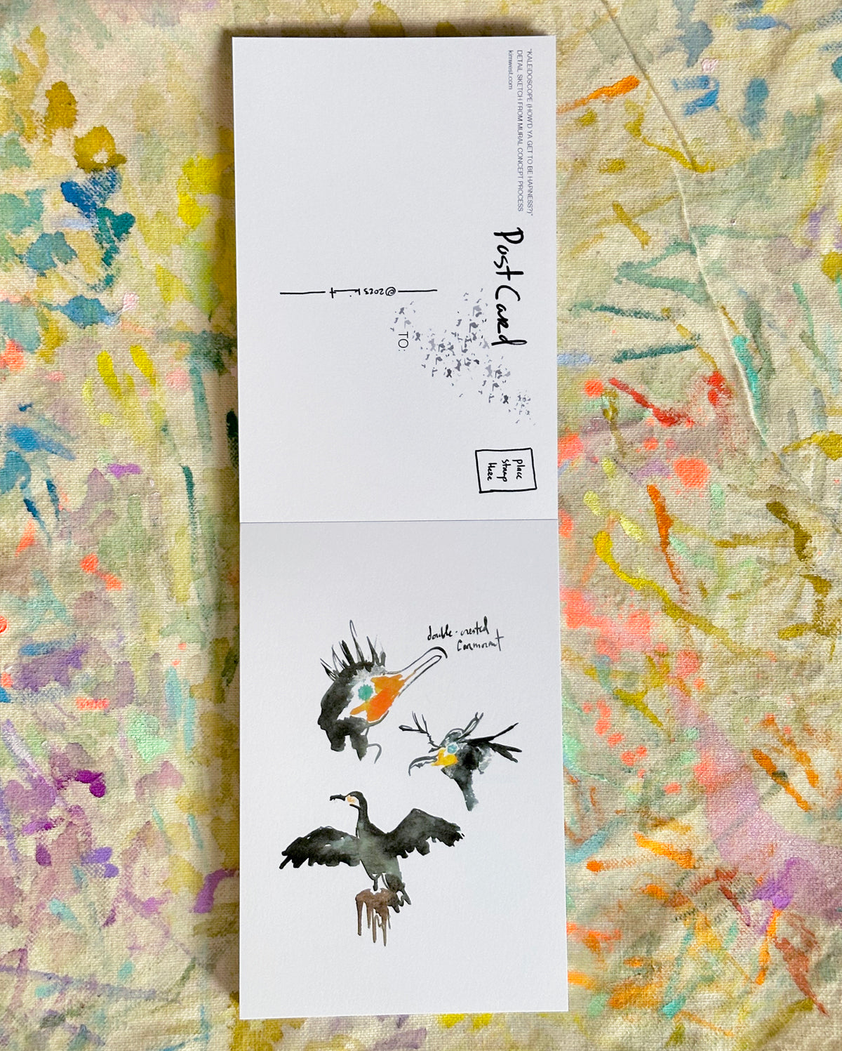 book of postcards from "Kaleidoscope (How'd Ya Get To Be Happiness?)"