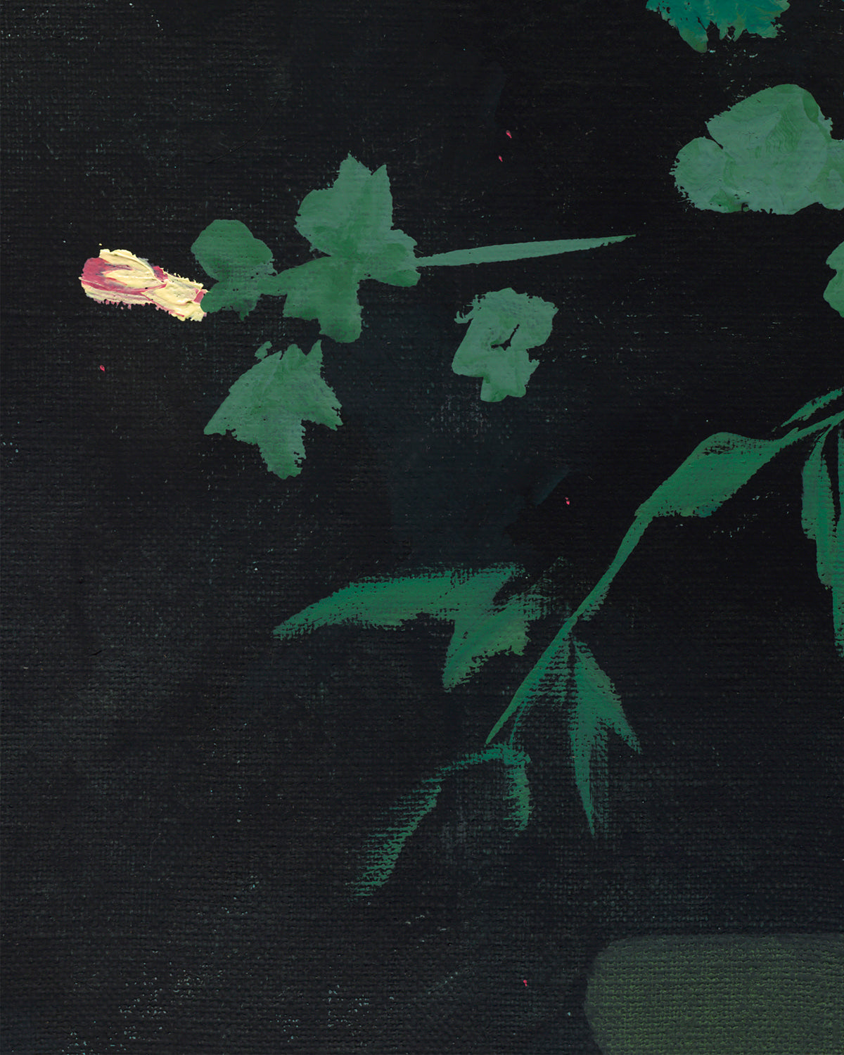 early spring (on black); editioned print